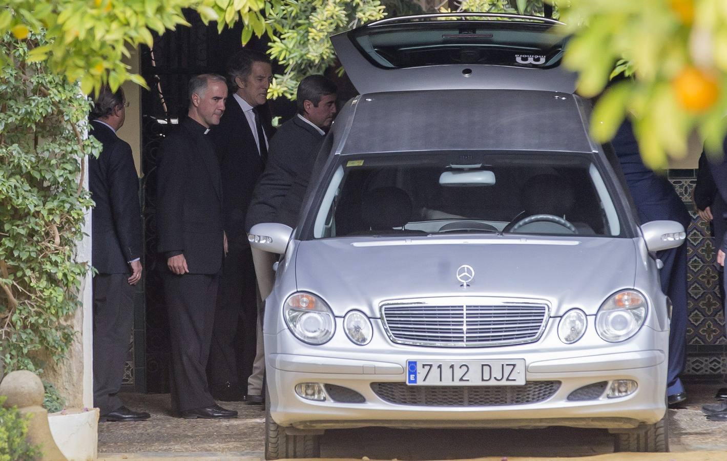 Alfonso Díez, desolado tras la muerte de la duquesa de Alba