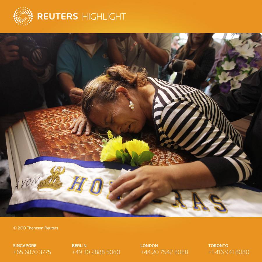 Despiden a Miss Honduras y su hermana en un emotivo funeral