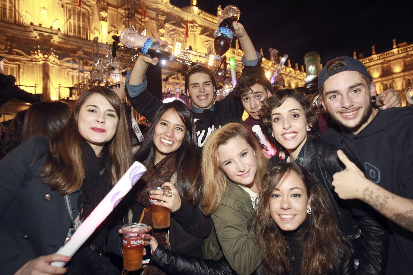 Más de 45.000 personas celebran la &#039;Nochevieja&#039; de Salamanca