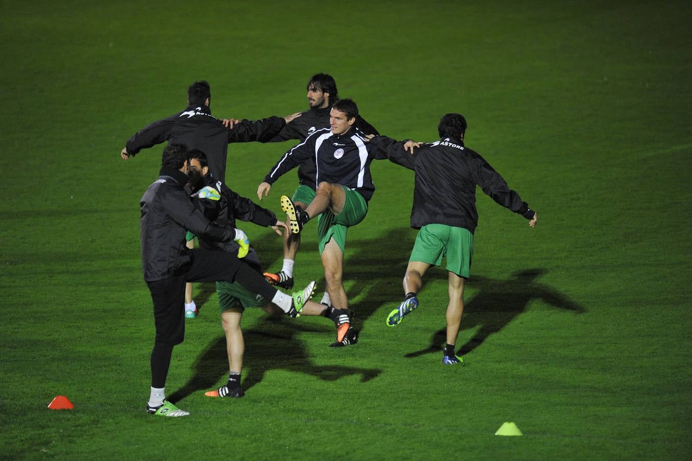 Las mejores imágenes del entreno de la Euskal Selekzioa