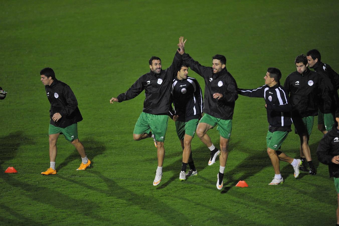 Las mejores imágenes del entreno de la Euskal Selekzioa