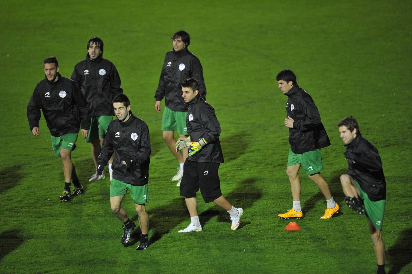 Las mejores imágenes del entreno de la Euskal Selekzioa