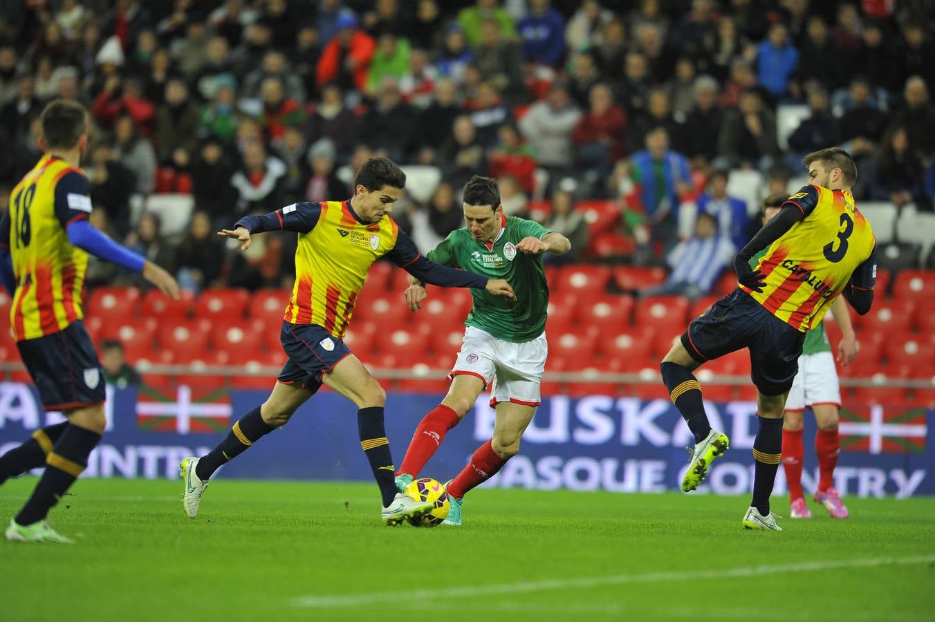 Las mejores imágenes del partido Euskadi-Cataluña