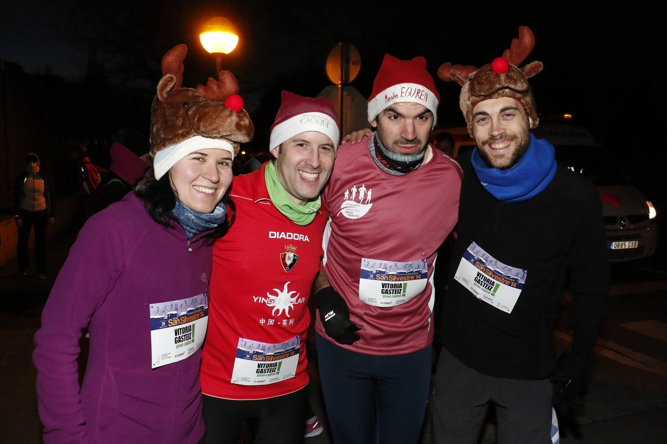 Fiesta y deportes en la San Silvestre de Vitoria