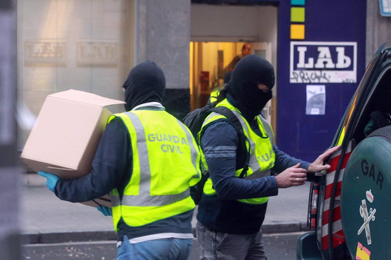 Operación de la Guardia Civil contra el entorno de ETA