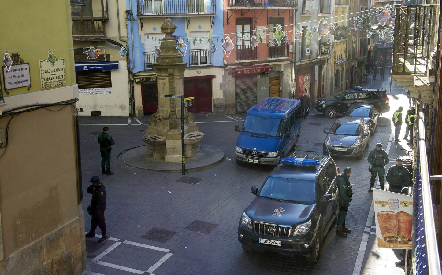 Operación de la Guardia Civil contra el entorno de ETA