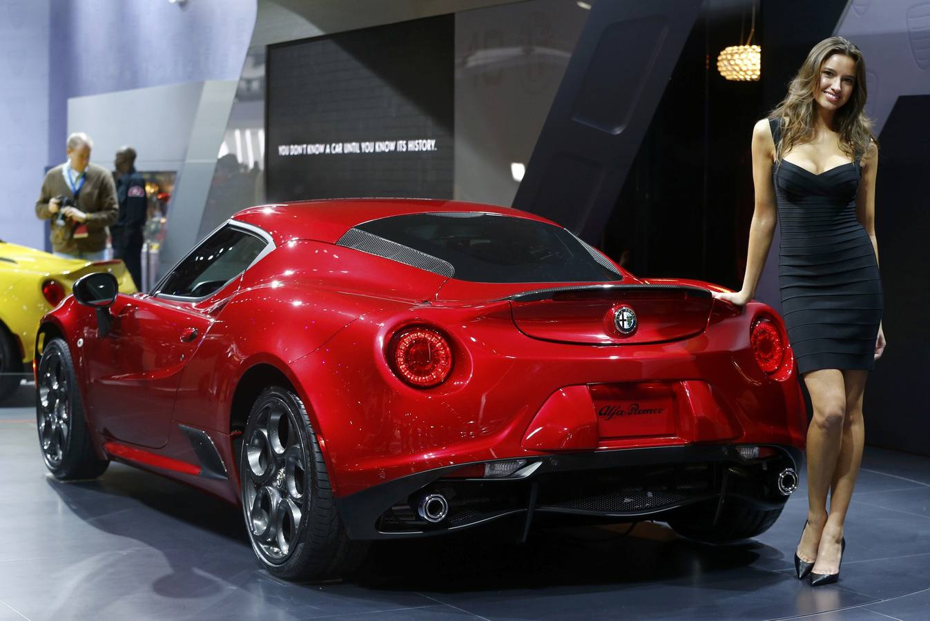 Coches de lujo en el salón del automóvil de Detroit