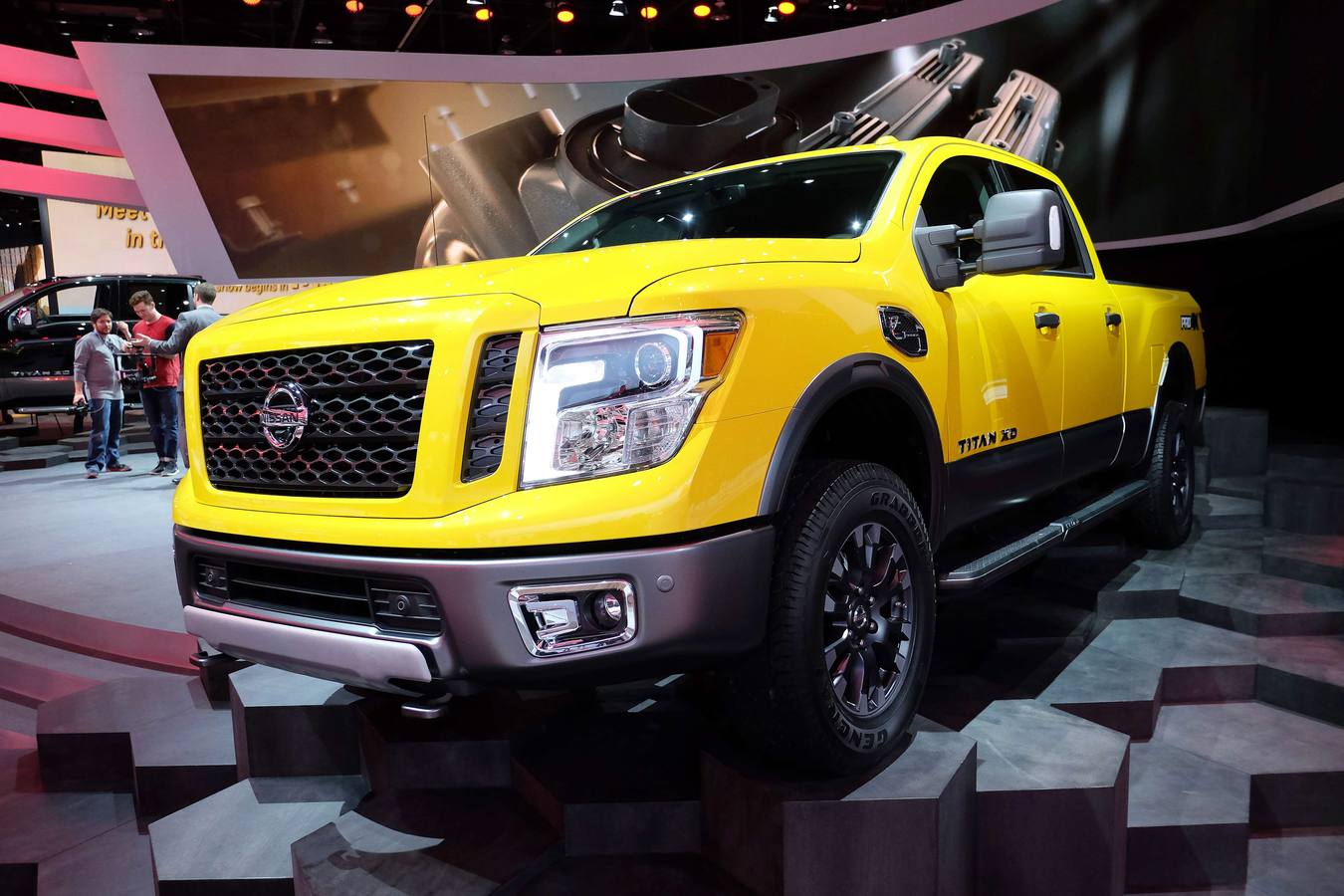 Coches de lujo en el salón del automóvil de Detroit