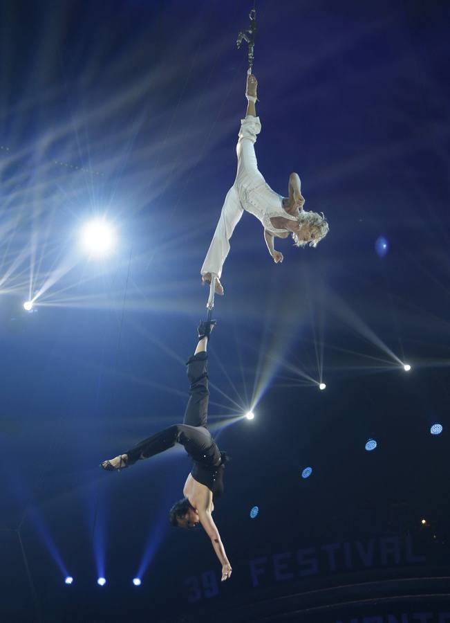 Los elefantes, las estrellas del Festival Internacional de Circo de Montecarlo