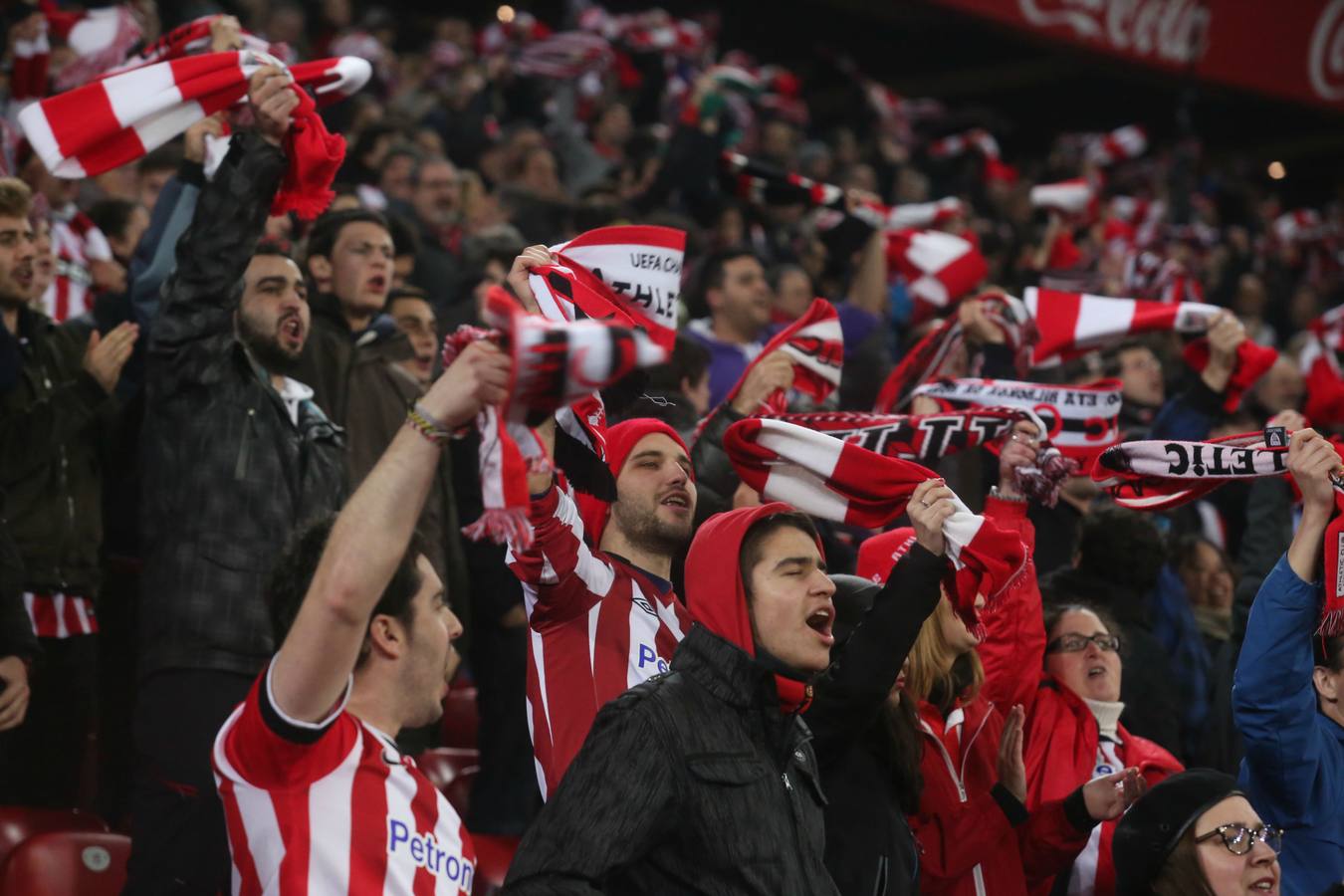 Así vivió la afición el Athletic- Málaga