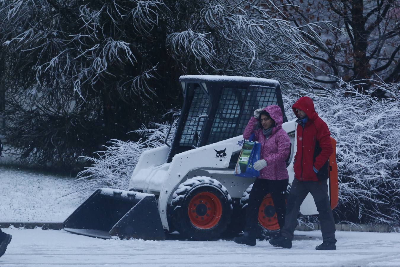 Vitoria bajo la nieve