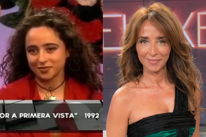 Maria Patiño, antes y después de operarse. 