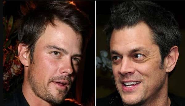 Josh Duhamel y Johnny Knoxville.