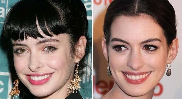 Krysten Ritter y Anne Hathaway.
