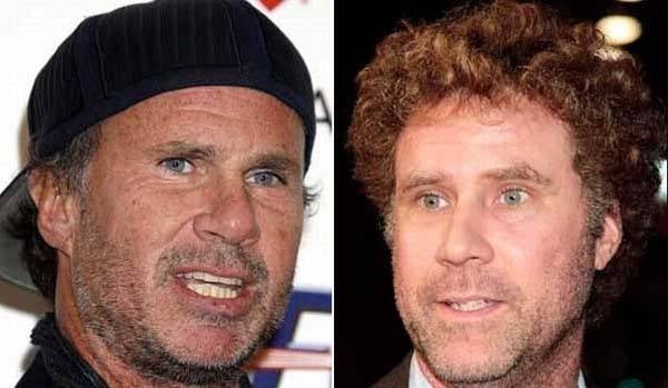 Chad Smith (Red Hot Chili Peppers) y Will Ferrell.