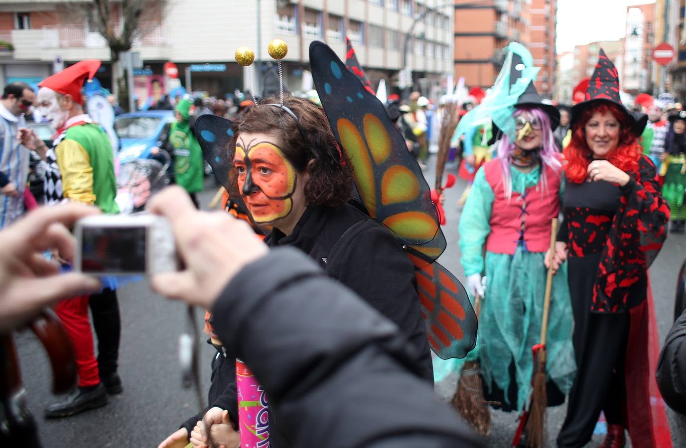 Santutxu se pinta la cara por carnaval