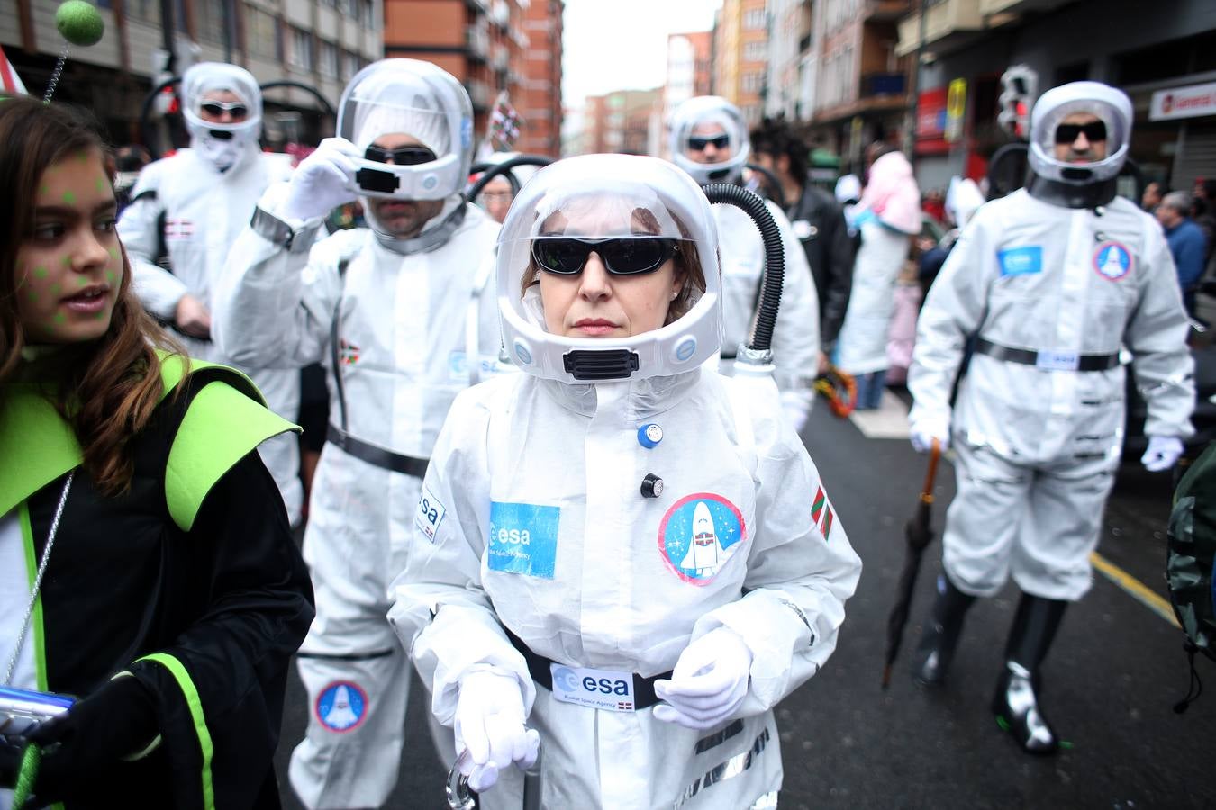 Santutxu se pinta la cara por carnaval