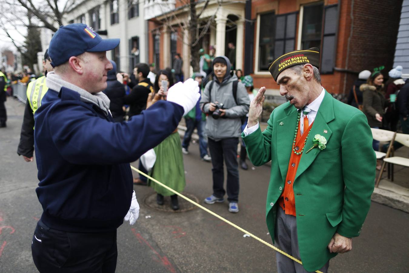 La presencia de los colectivos de gais, lesbianas y transexuales ha sido una de las novedades más destacadas del desfile de este año en Boston.