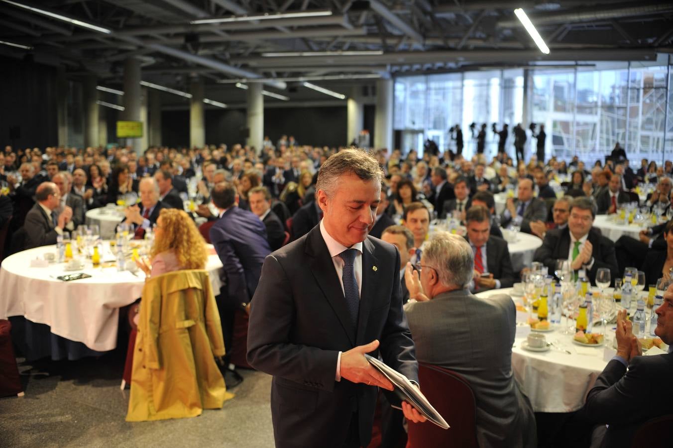 El lehendakari, Iñigo Urkullu, durante el Foro Expectativas Económicas de EL CORREO.