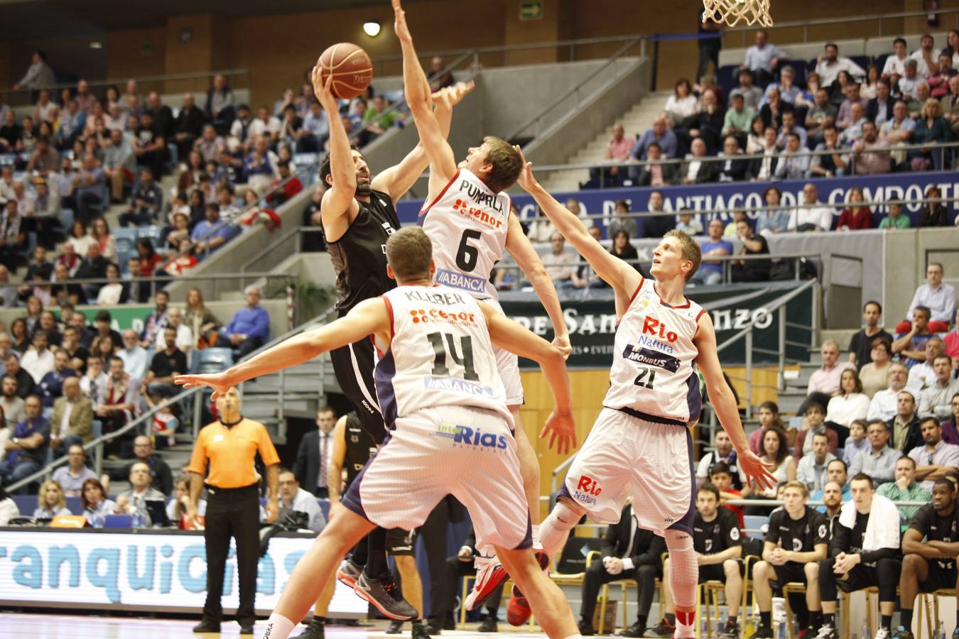Las mejores imágenes del partido Obradoiro-Bilbao Basket