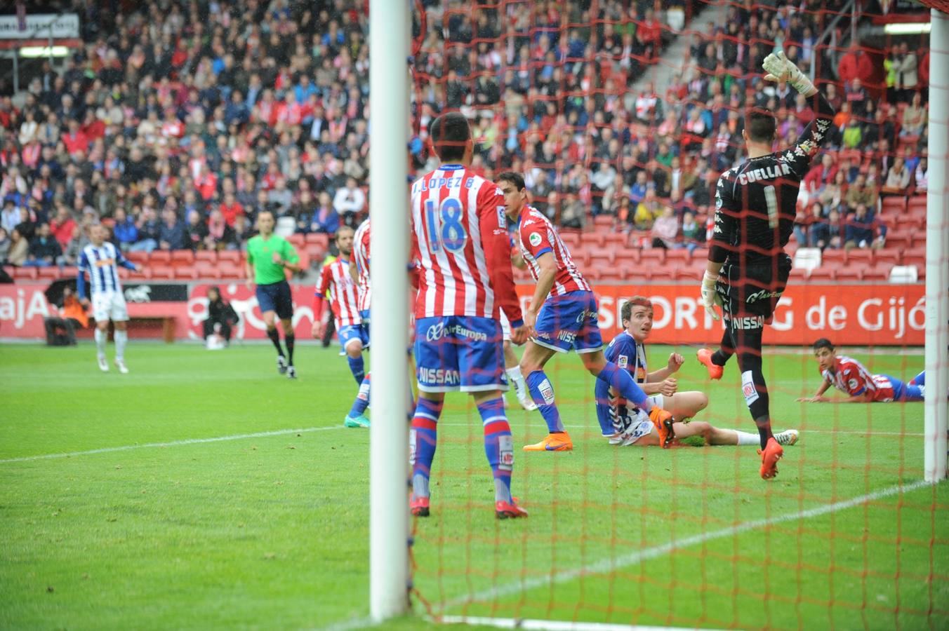 Sporting-Alavés, en imágenes