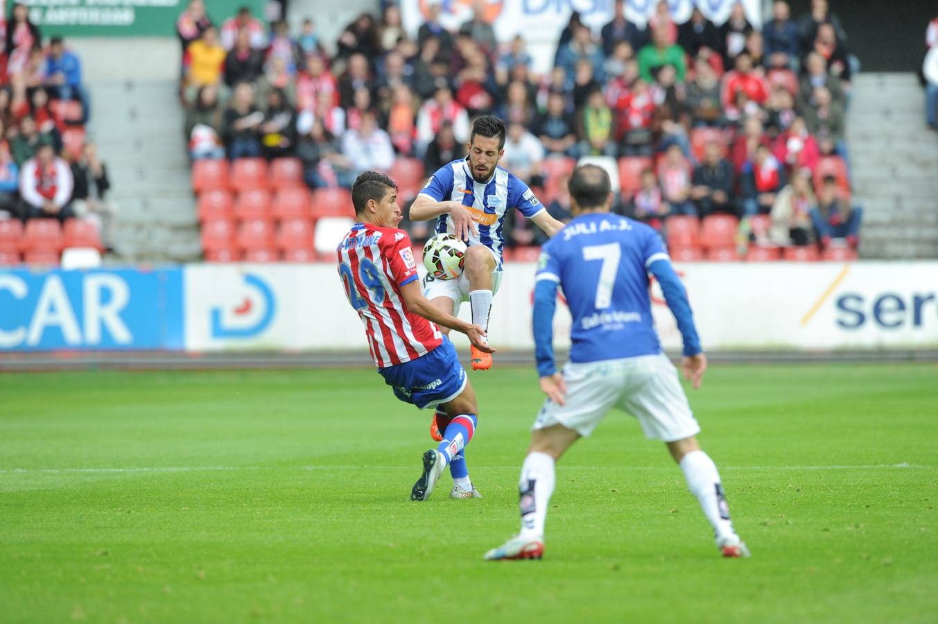 Sporting-Alavés, en imágenes
