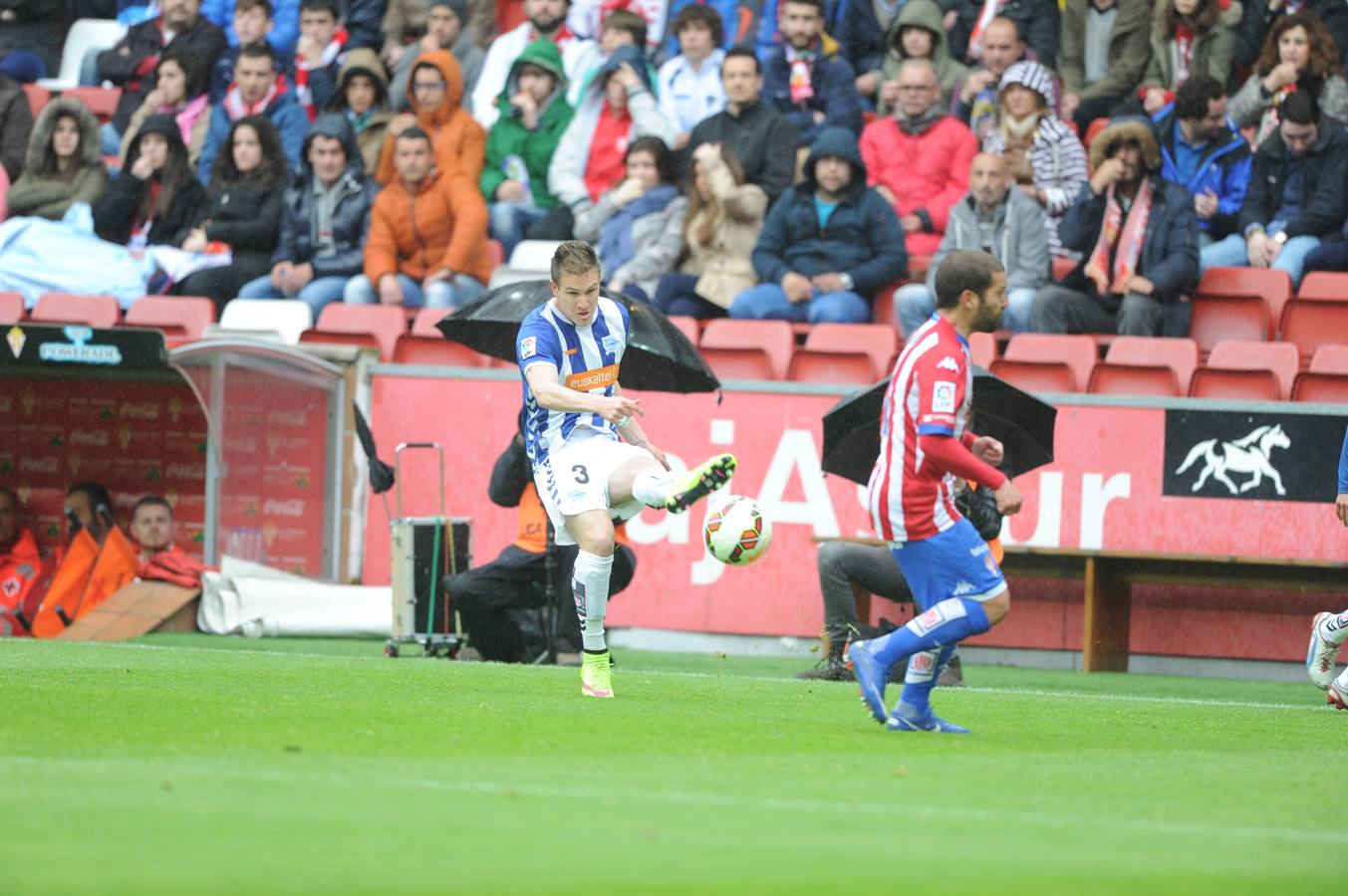 Sporting-Alavés, en imágenes