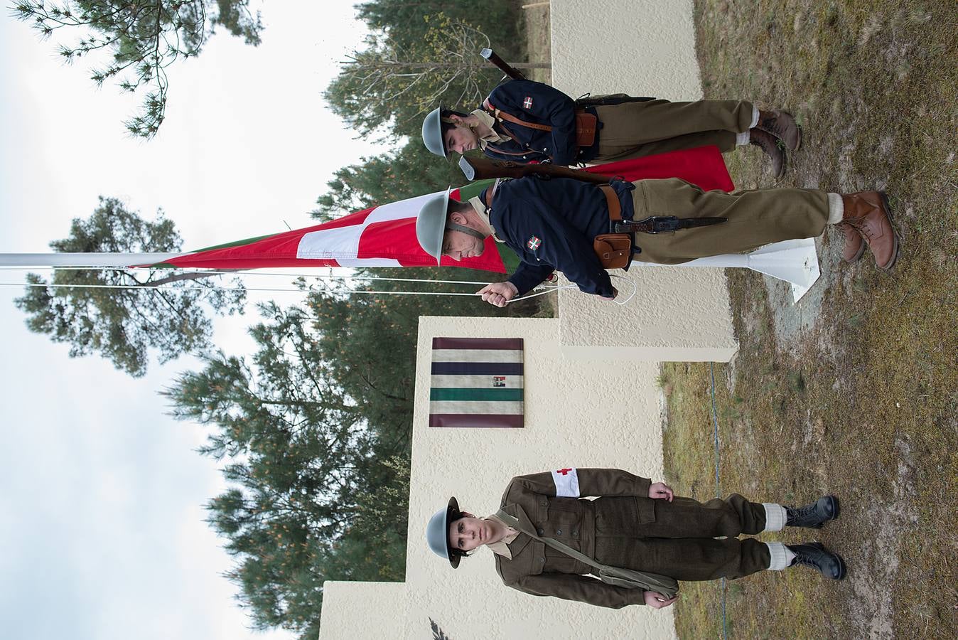 Emotivo homenaje a los gudaris del Batallón Gernika