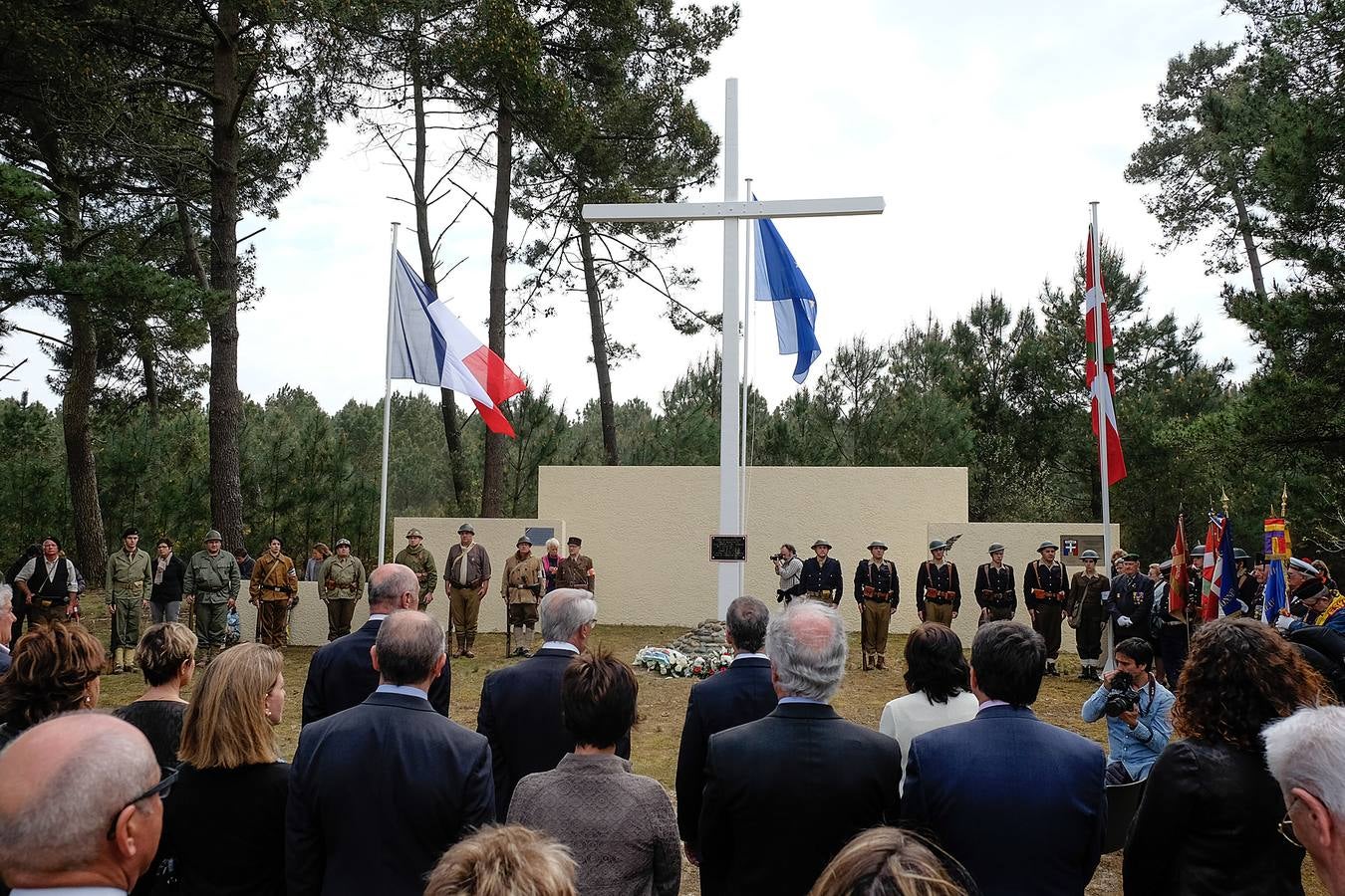 Emotivo homenaje a los gudaris del Batallón Gernika