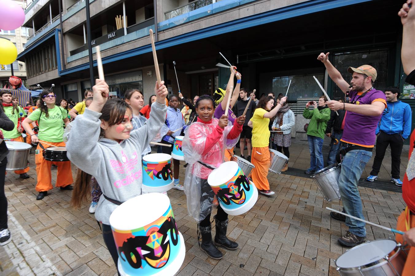 Despedida de Gora Gasteiz en el centro de Vitoria