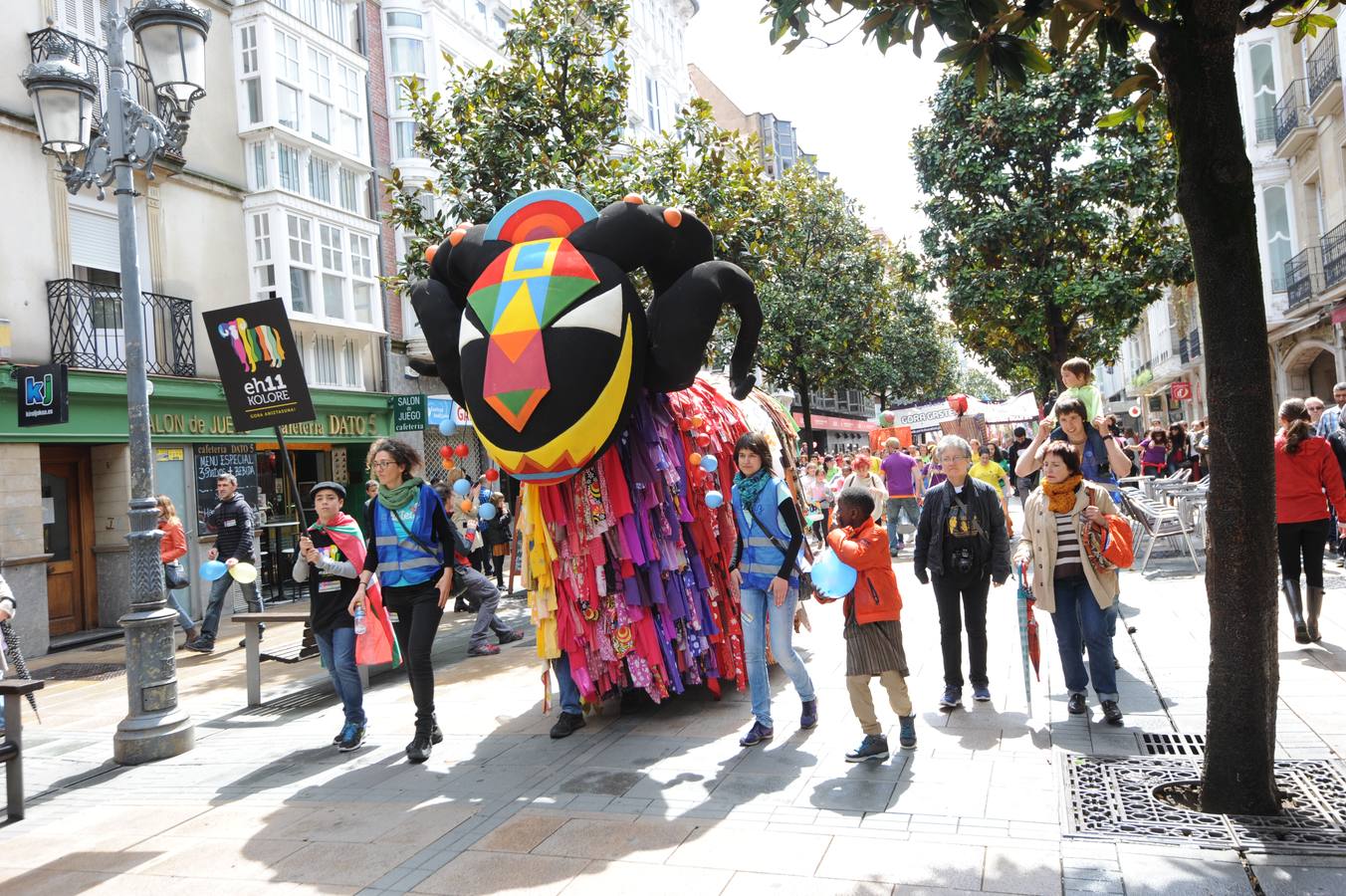 Despedida de Gora Gasteiz en el centro de Vitoria