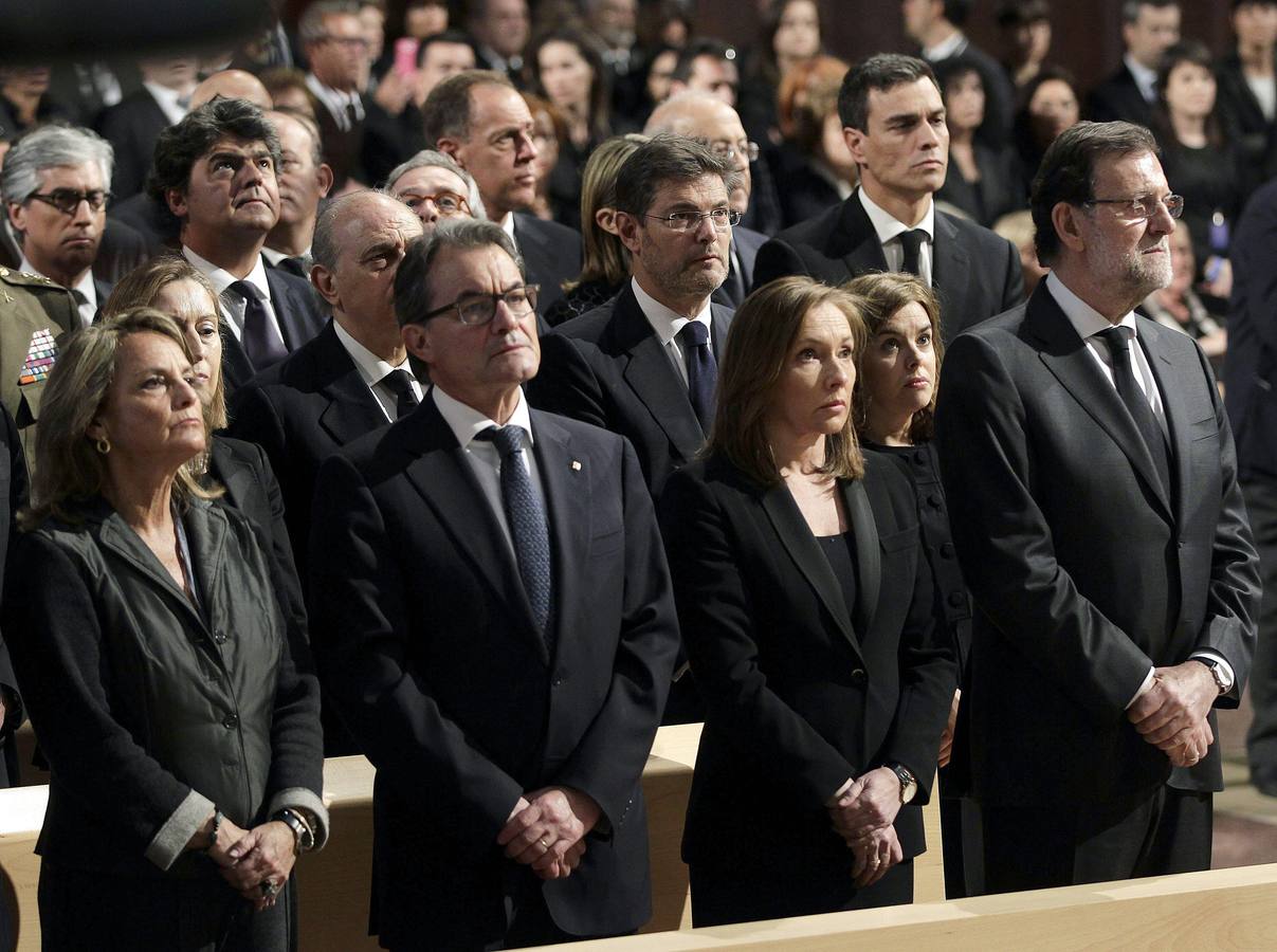 Funeral en Barcelona por las víctimas del accidente de Germanwings