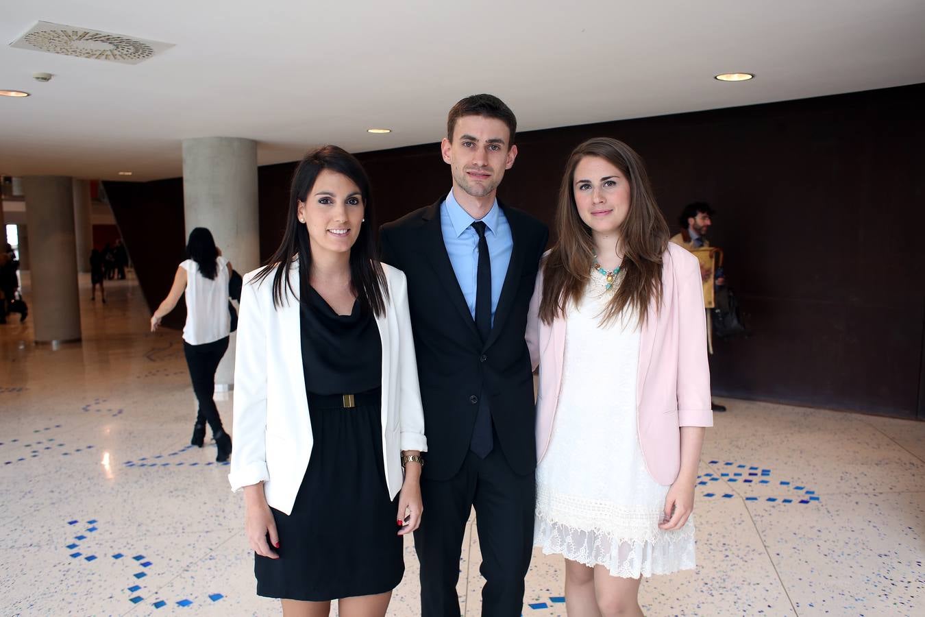 Ixone Carrasco, Jon Ander Cascallana e Irati Iglesias.