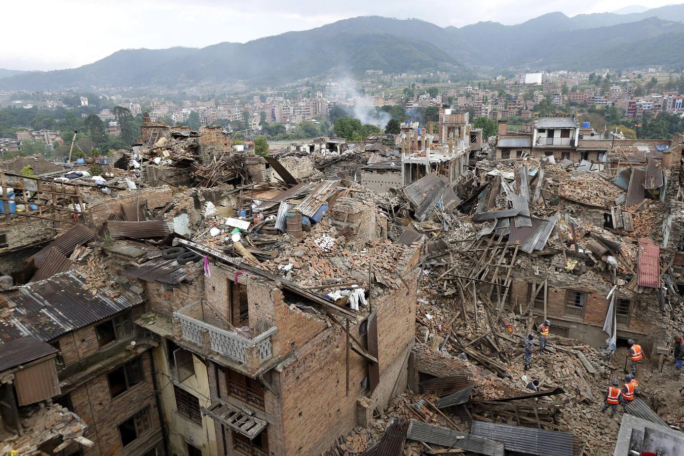 La devastación en Nepal