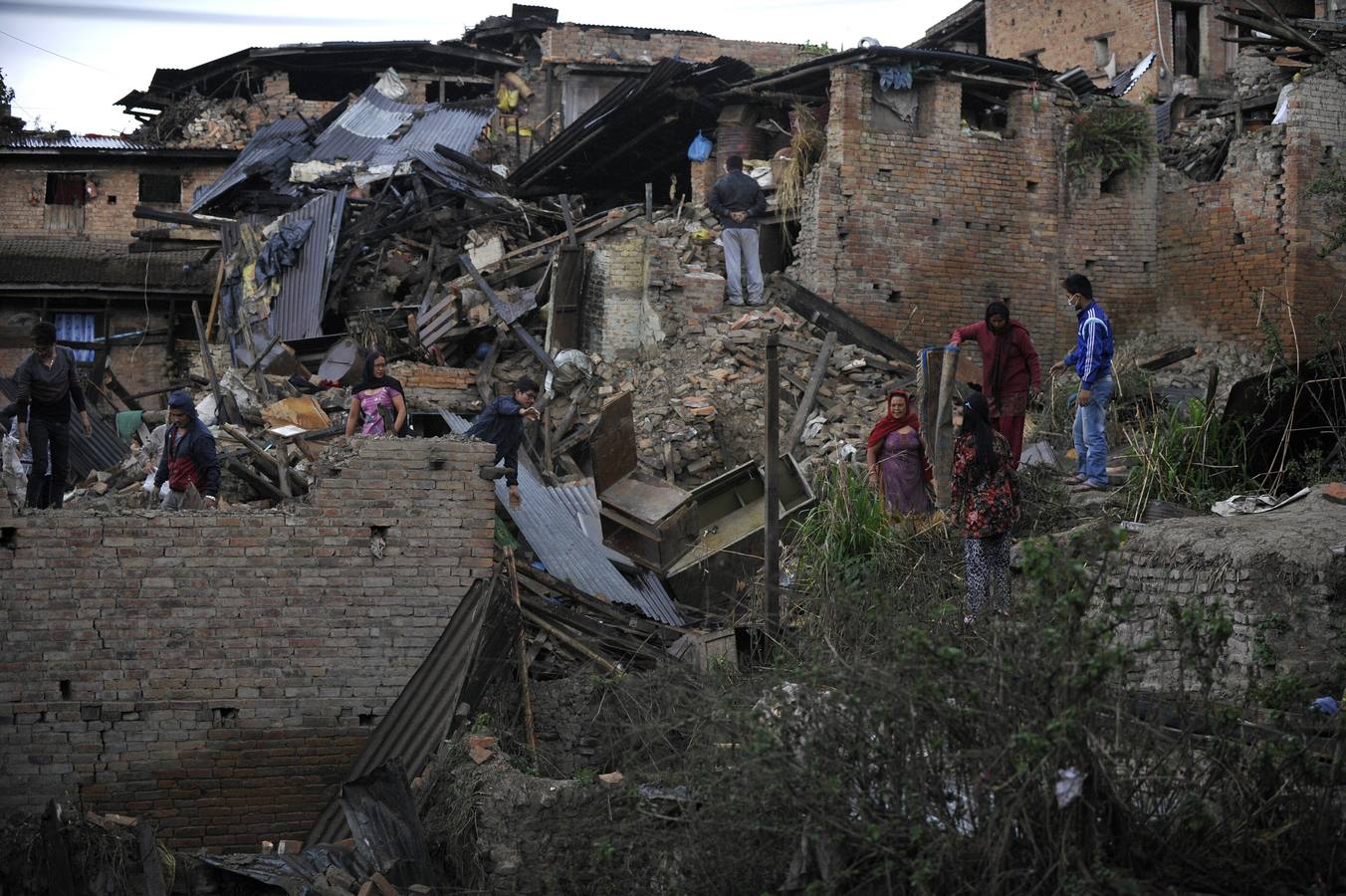 La devastación en Nepal