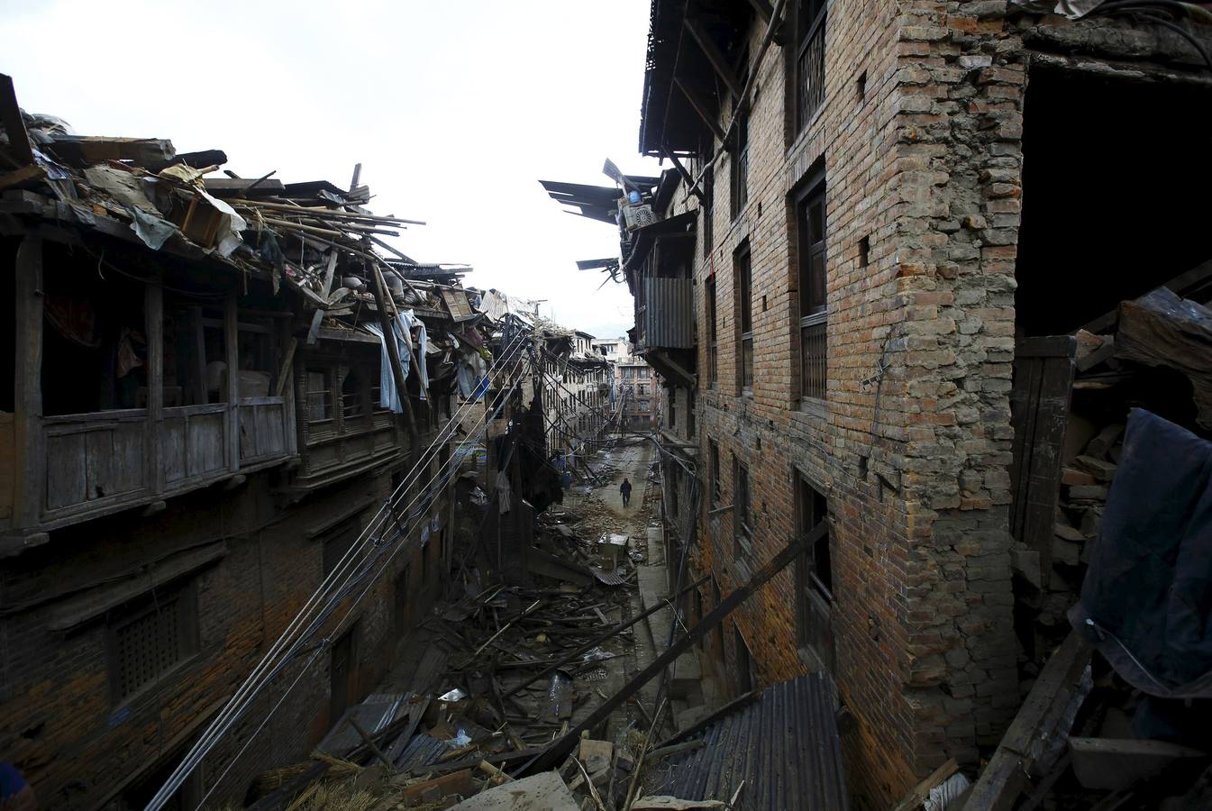 La devastación en Nepal