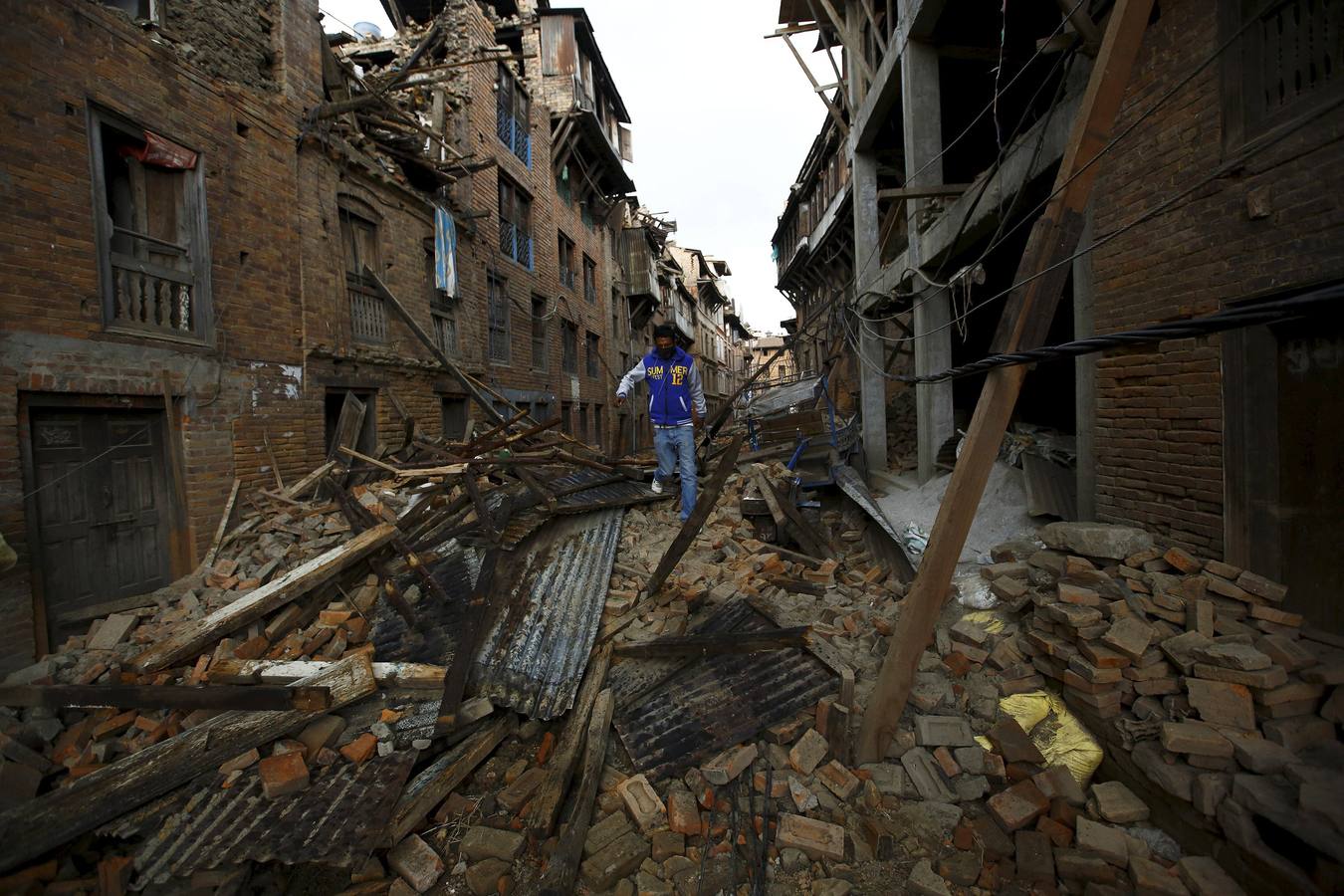 La devastación en Nepal