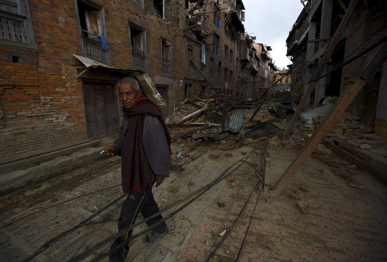 La devastación en Nepal