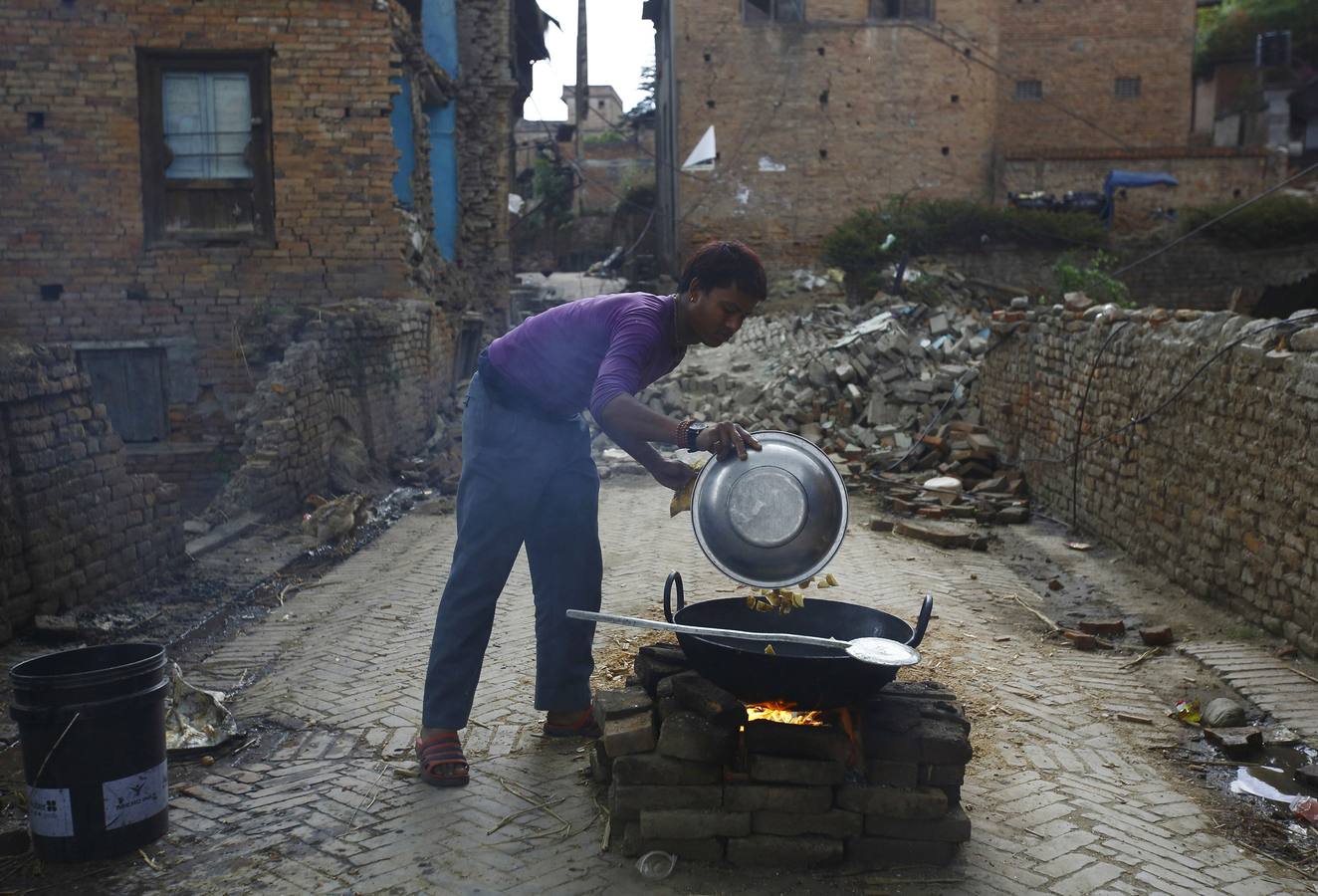 La devastación en Nepal