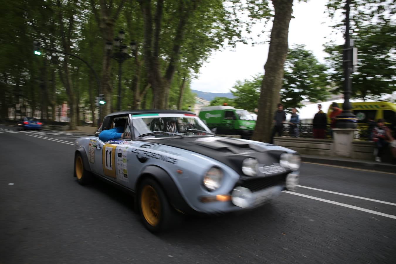 Cerca de 50 coches clásicos compiten en el Rallyestone