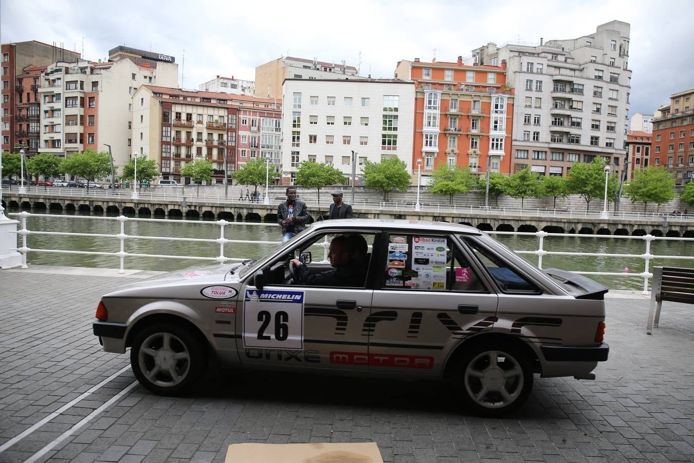 Cerca de 50 coches clásicos compiten en el Rallyestone