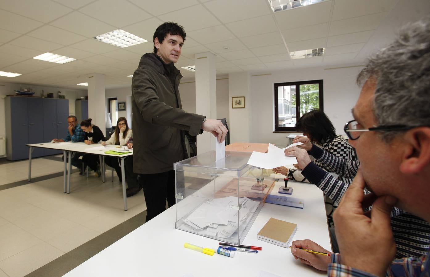El candidato por el PNV a diputado general, Unai Rementeria.