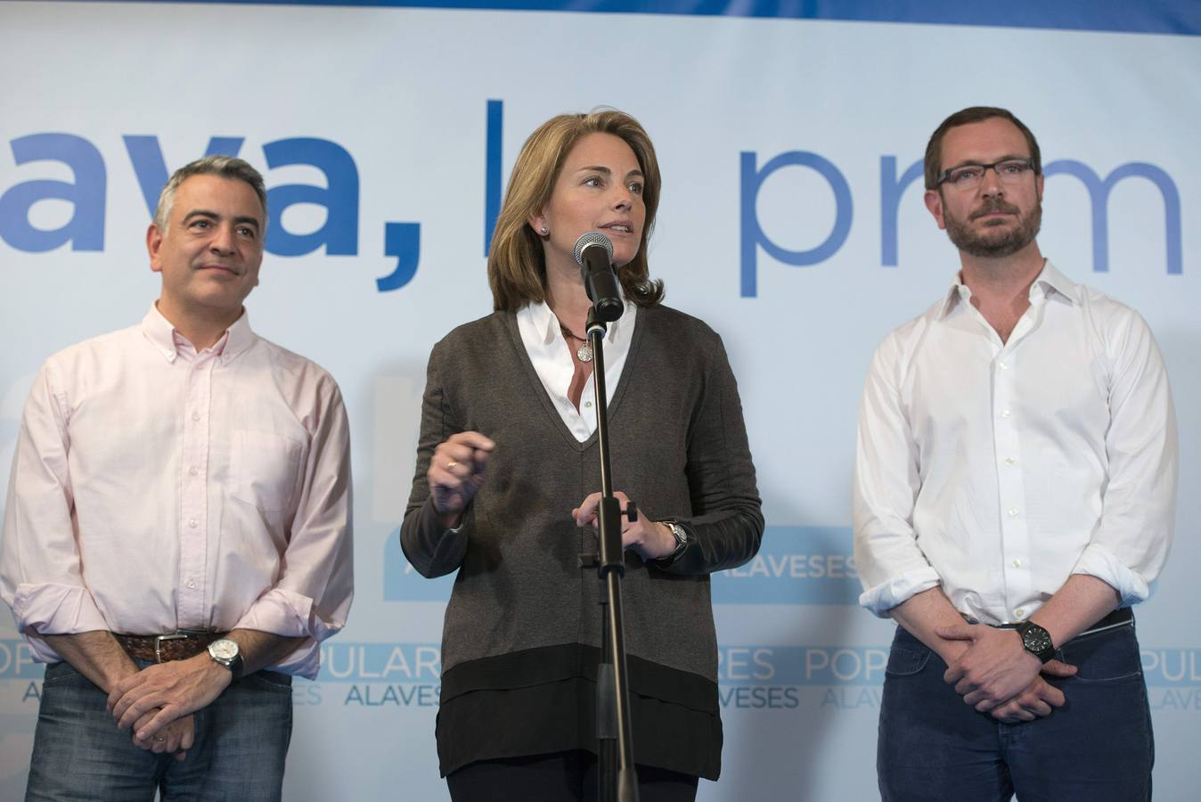 La noche electoral del PP en Vitoria