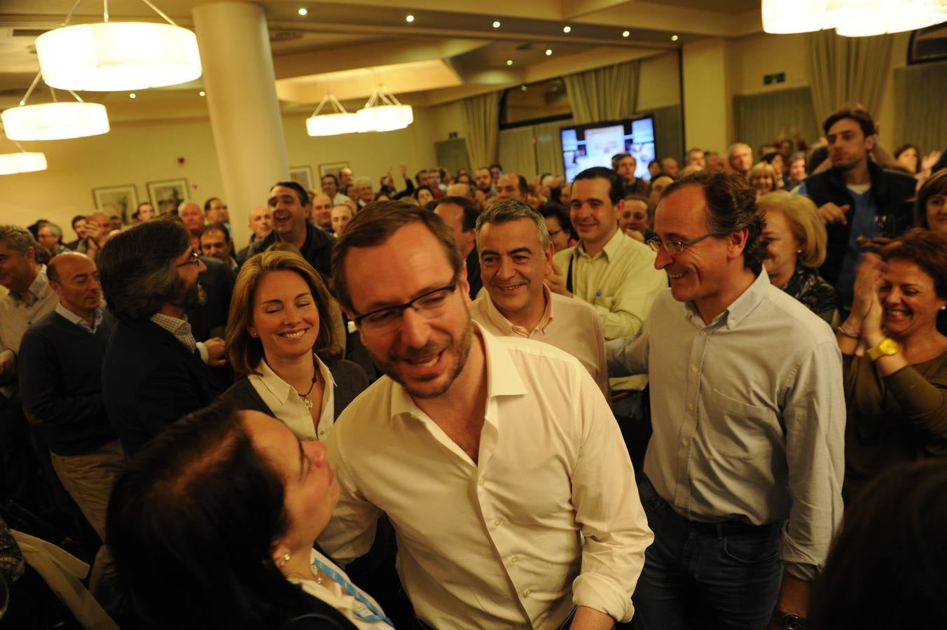 La noche electoral del PP en Vitoria