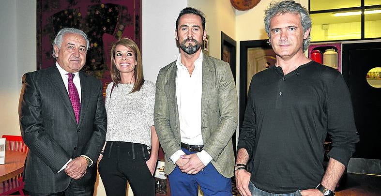 Pedro Campo, Nagore Martín, Igor Ojanguren y José Ángel Obeso.