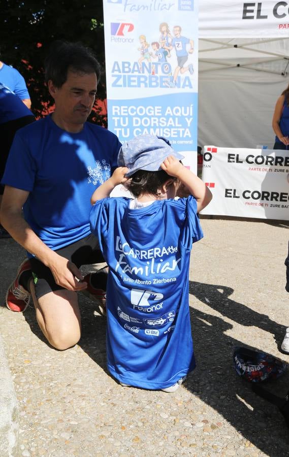 600 personas acuden a la Carrera Familiar de Abanto-Zierbena