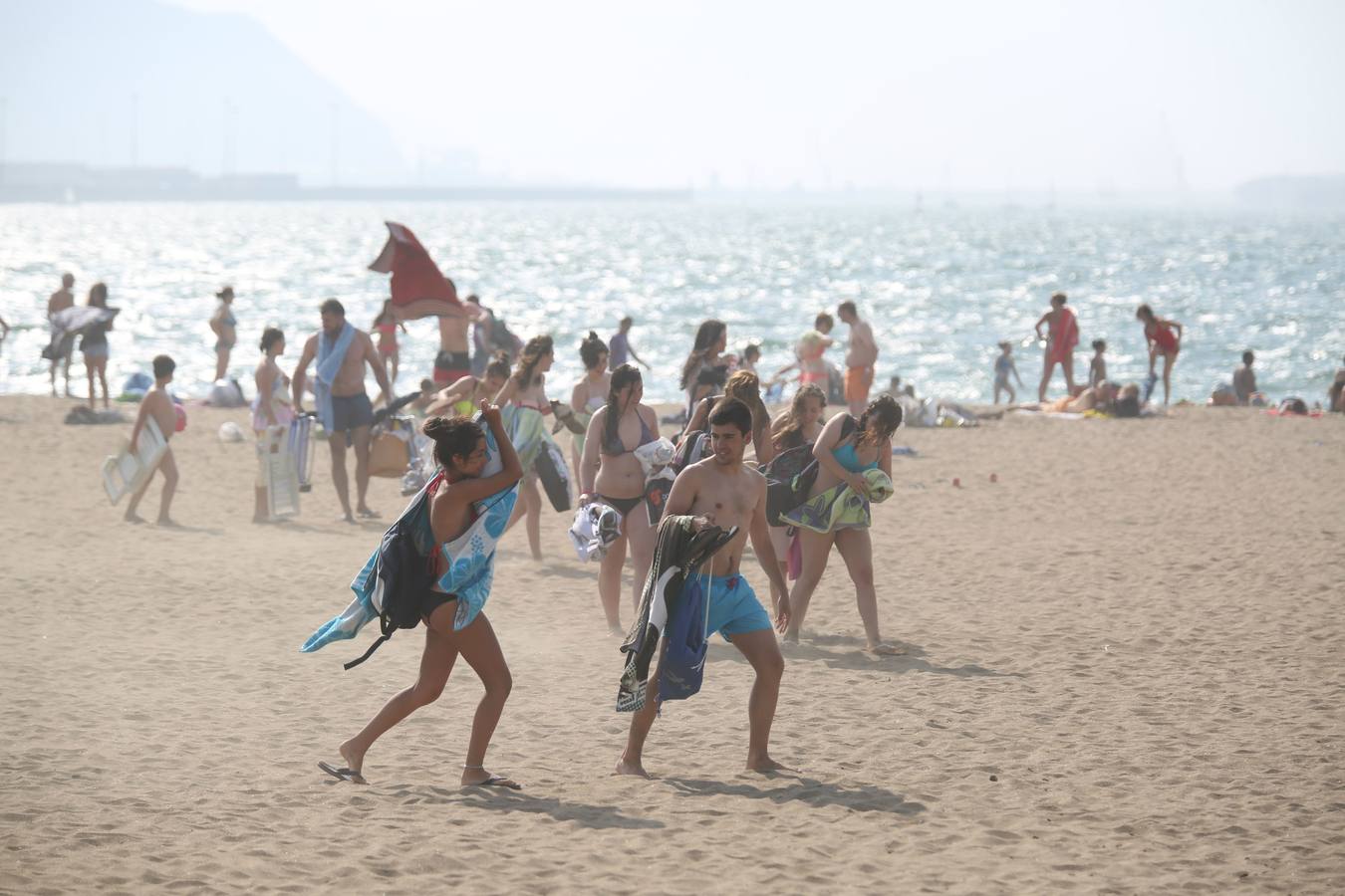 Bizkaia alcanza los 40 grados en una jornada de calor asfixiante