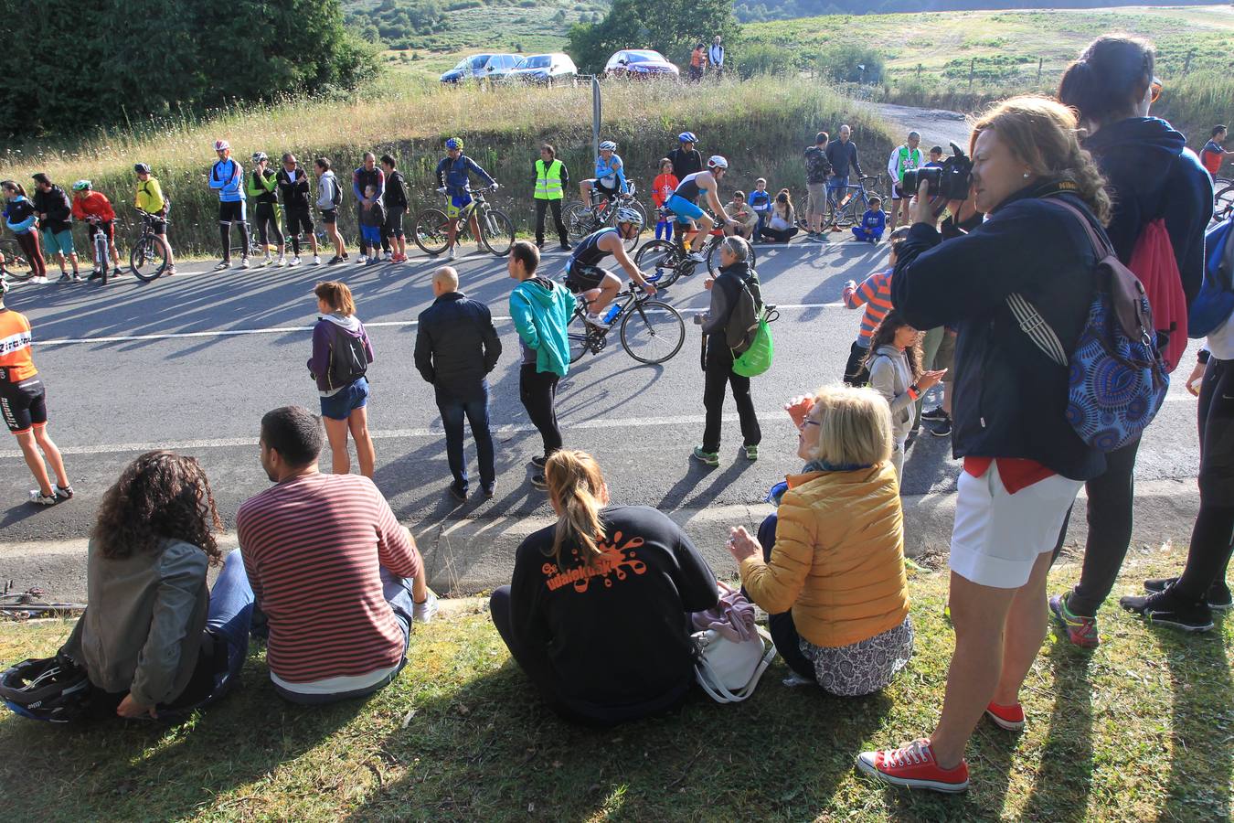 Primera transición de la Triatlón de Vitoria 2015