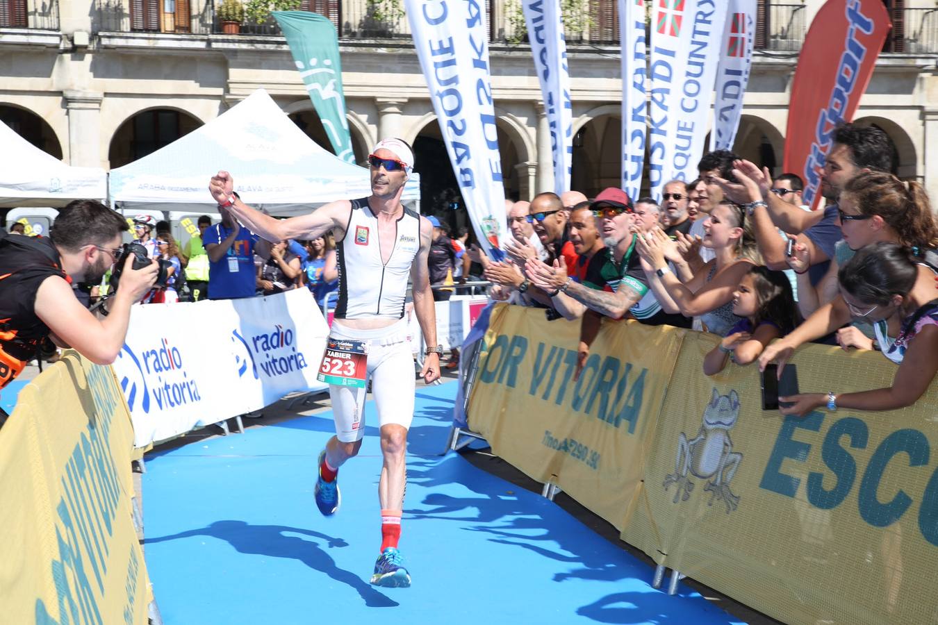 Triatlón de Vitoria, sufrimiento con recompensa