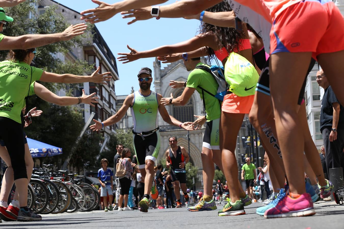 Triatlón de Vitoria, sufrimiento con recompensa
